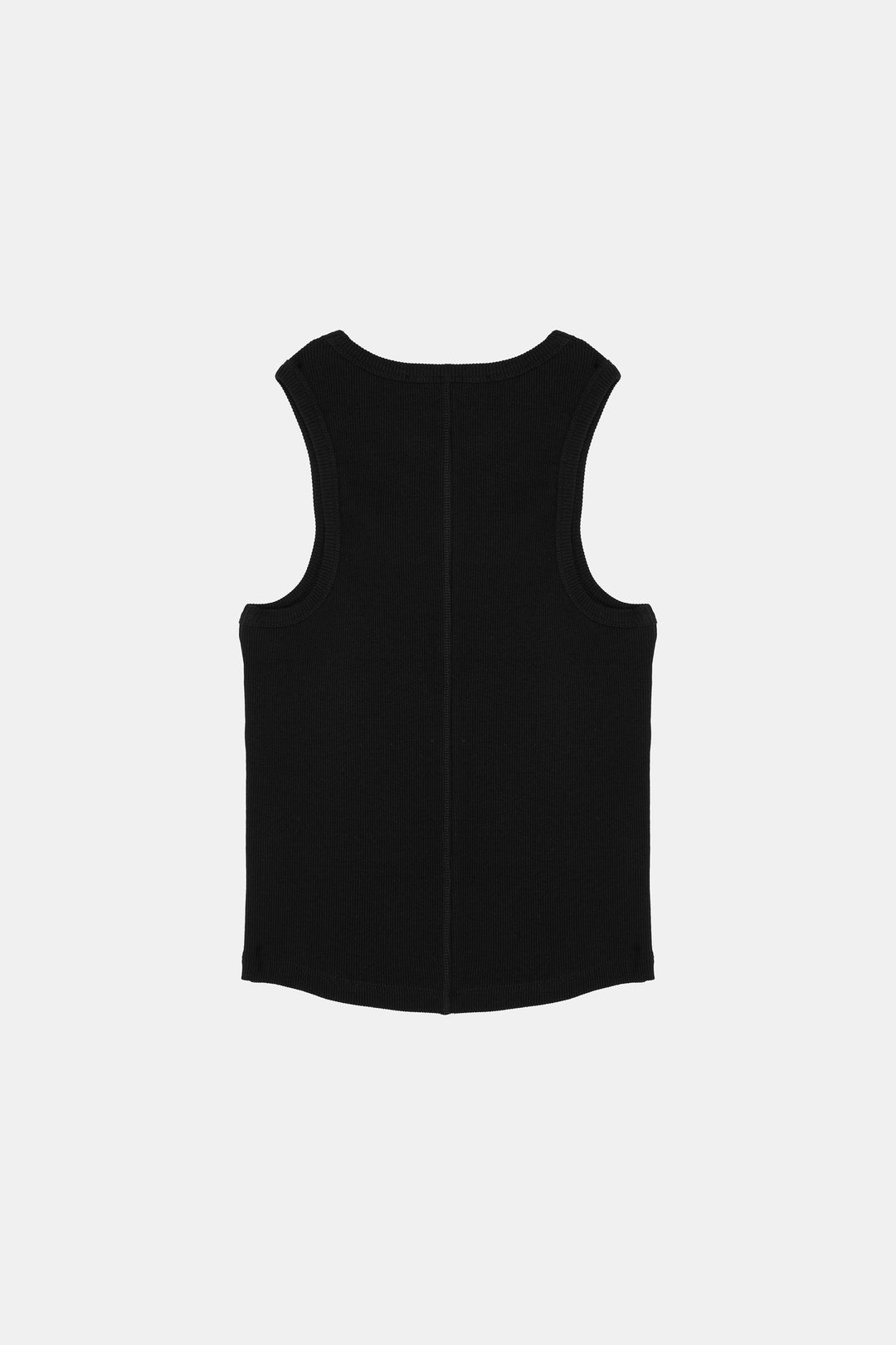 Racer Black Tank Top