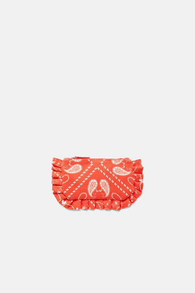 Paisley Red Pouch