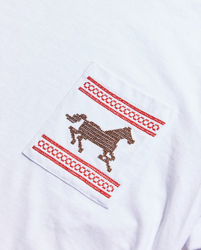 Horse White Men T-Shirt