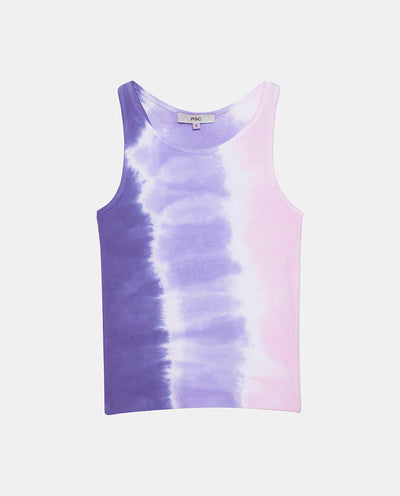 Purple Tie Dye Tank Top