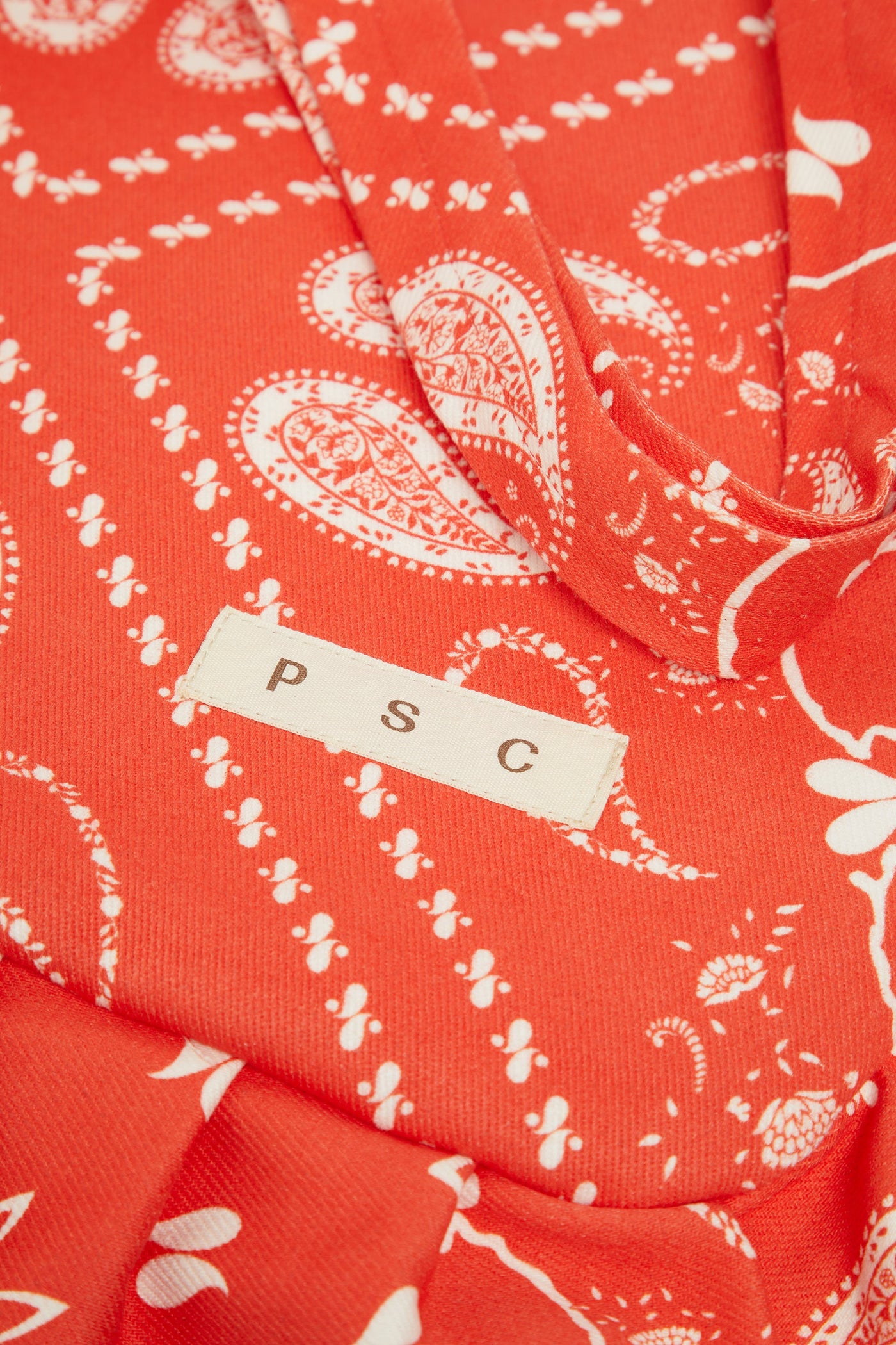 Paisley Red Tote