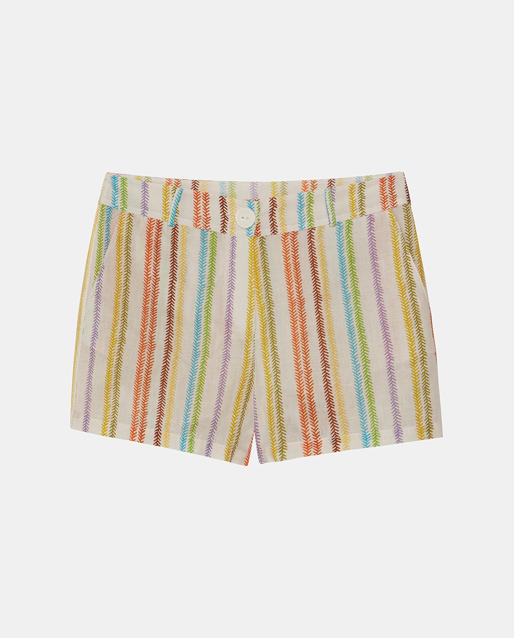 Organic Stripe Shorts