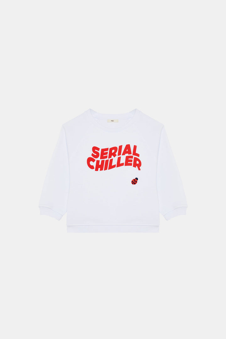 Serial White Sweatshirt
