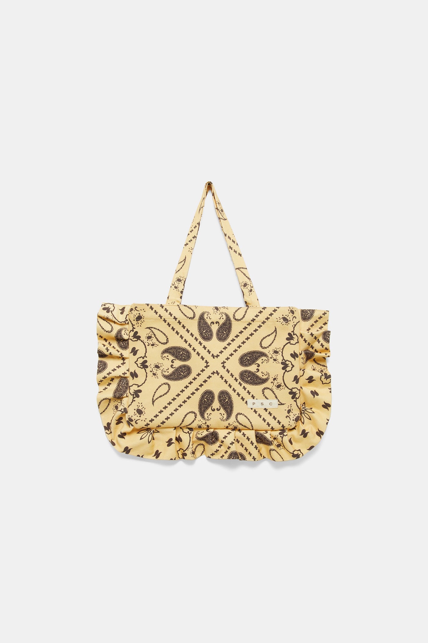 Paisley Yellow Tote