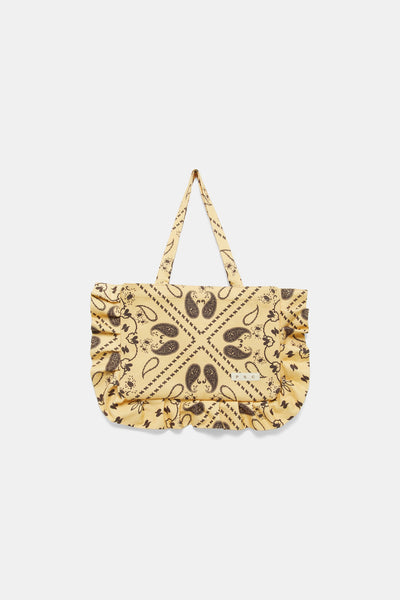 Paisley Yellow Tote