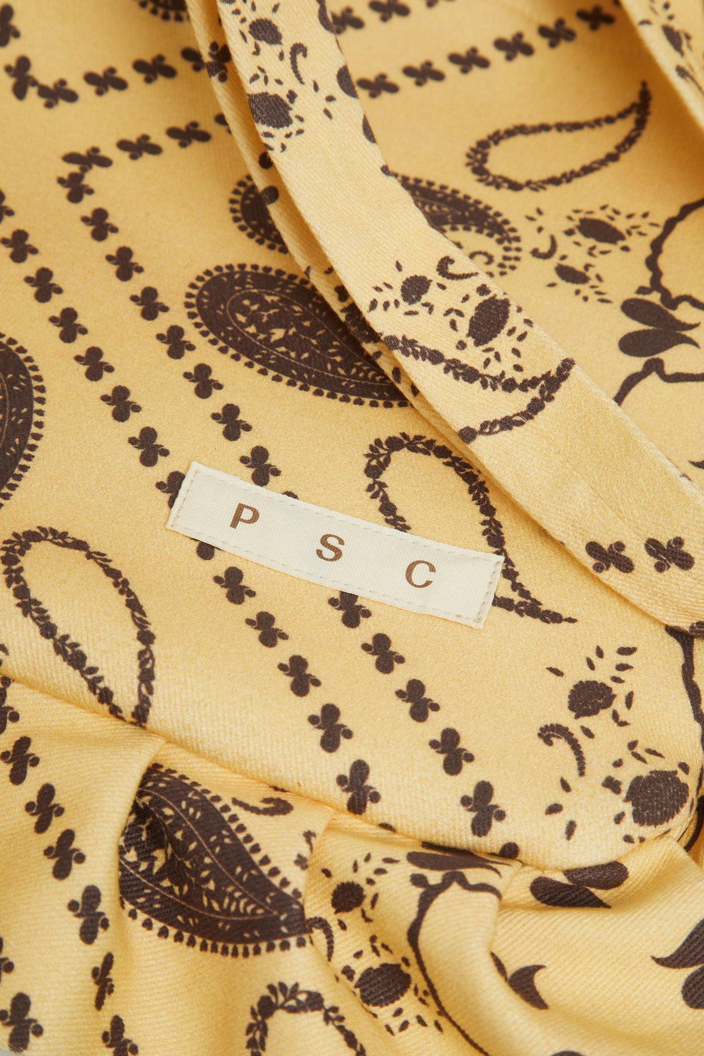 Paisley Yellow Tote