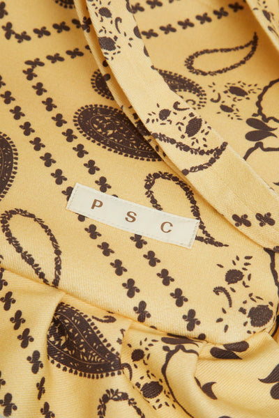 Paisley Yellow Tote