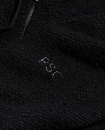 Black Lucky Knitted Men Hoodie