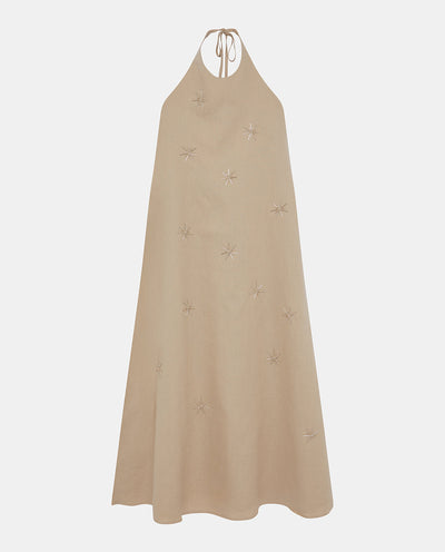 Stone Linen Dress