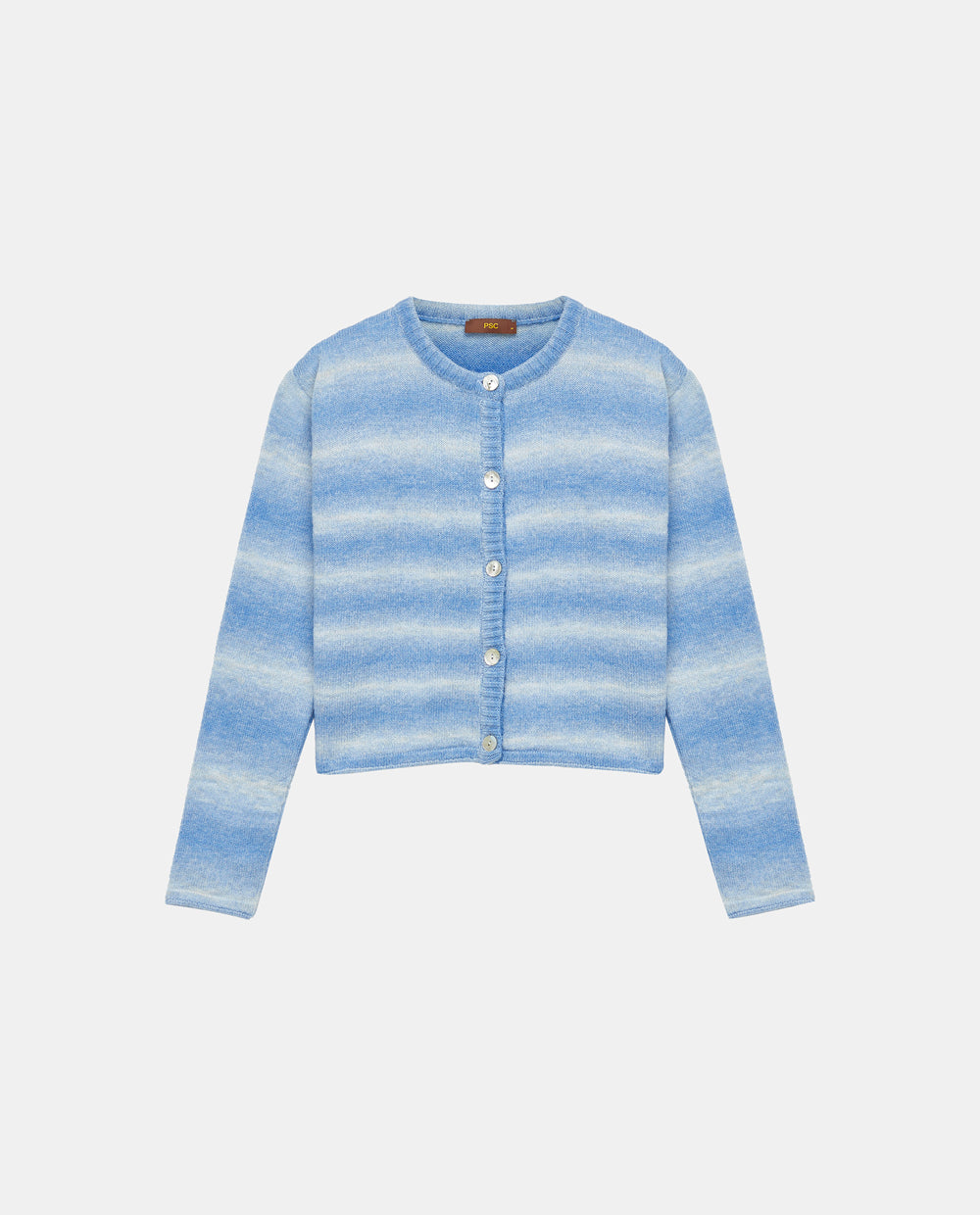 Blue Striped Cardigan