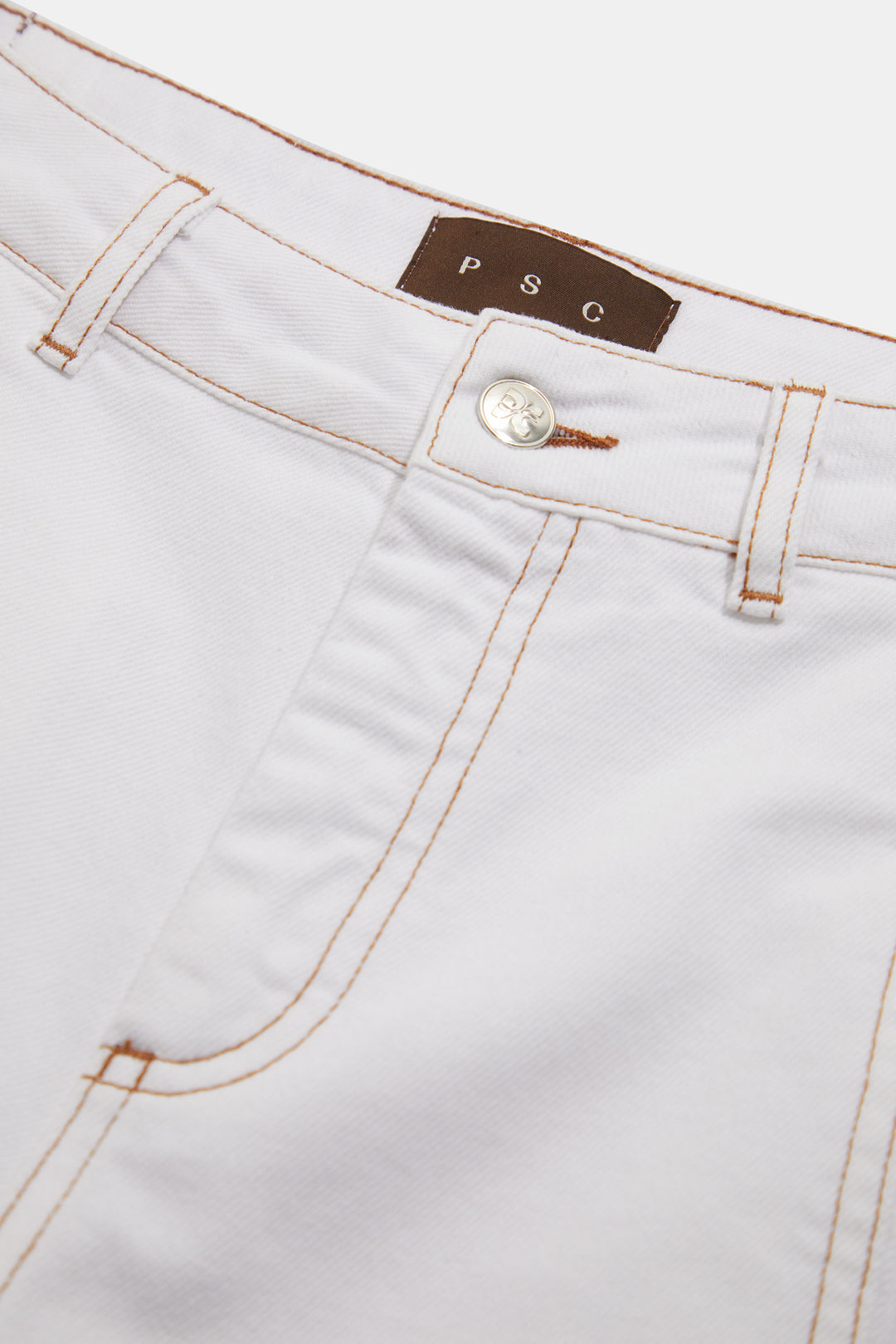 Barrel Jeans White