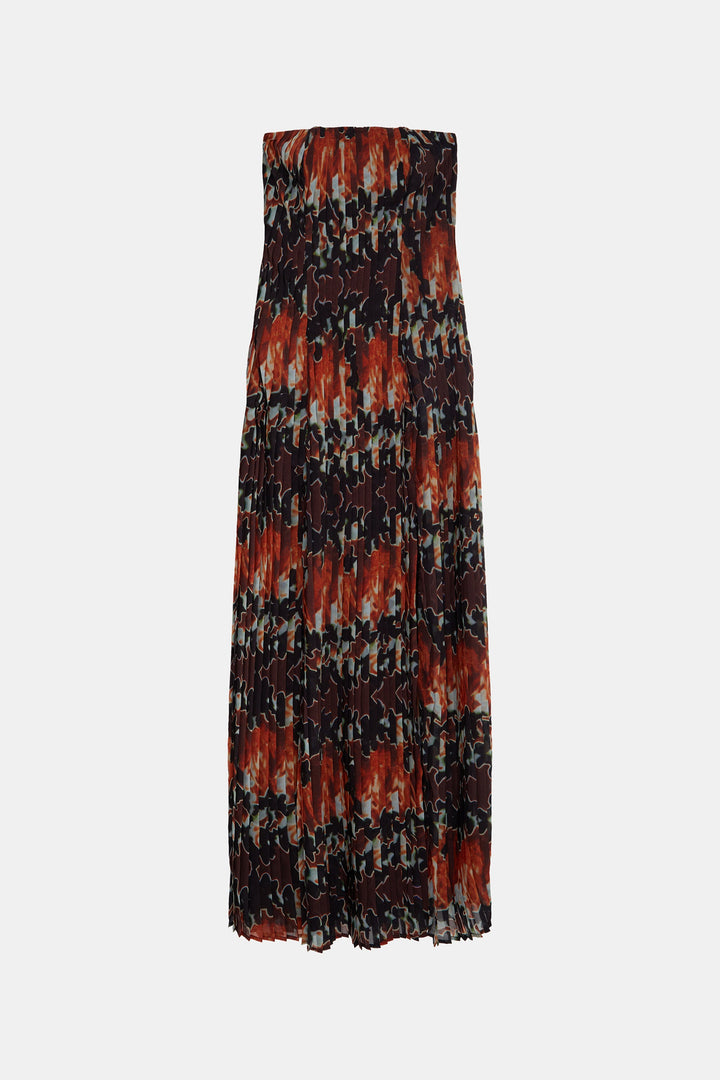 Wild Flora Pleated Dress