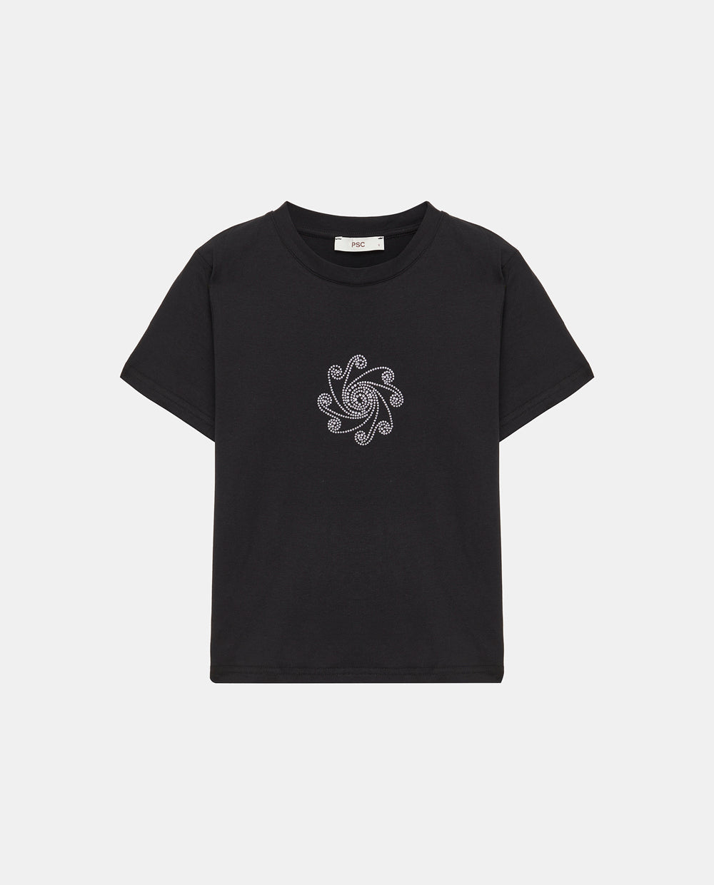 Black Swirl Petite T-Shirt