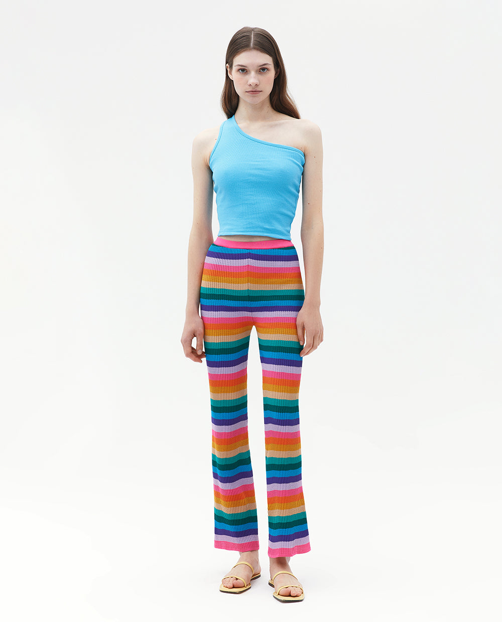 Rainbow Striped Trousers