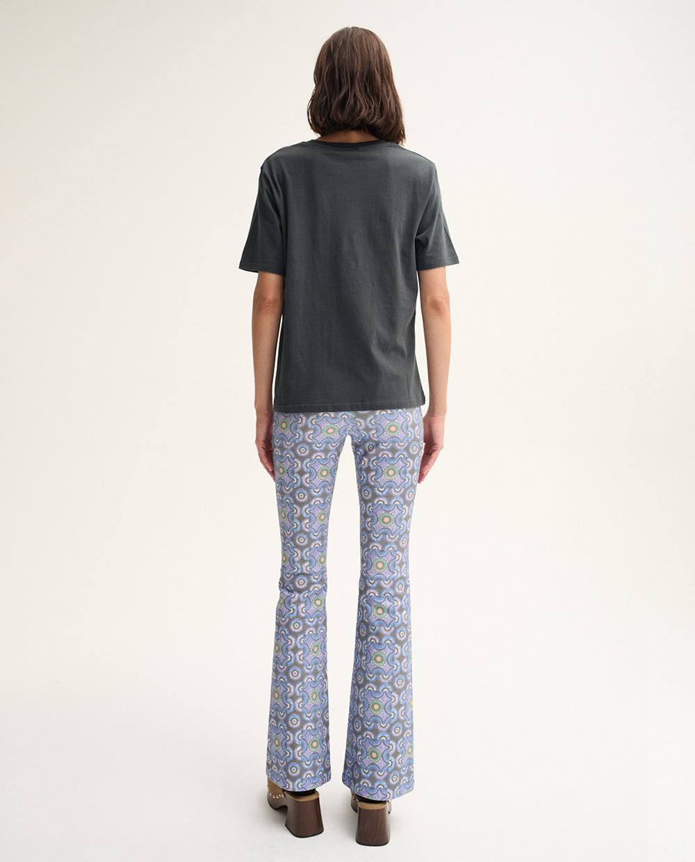 Printed Blue Trousers