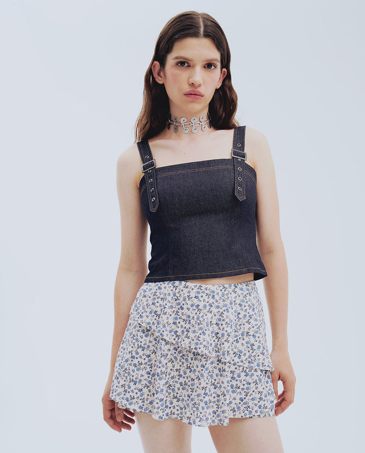 Ditsy Skort