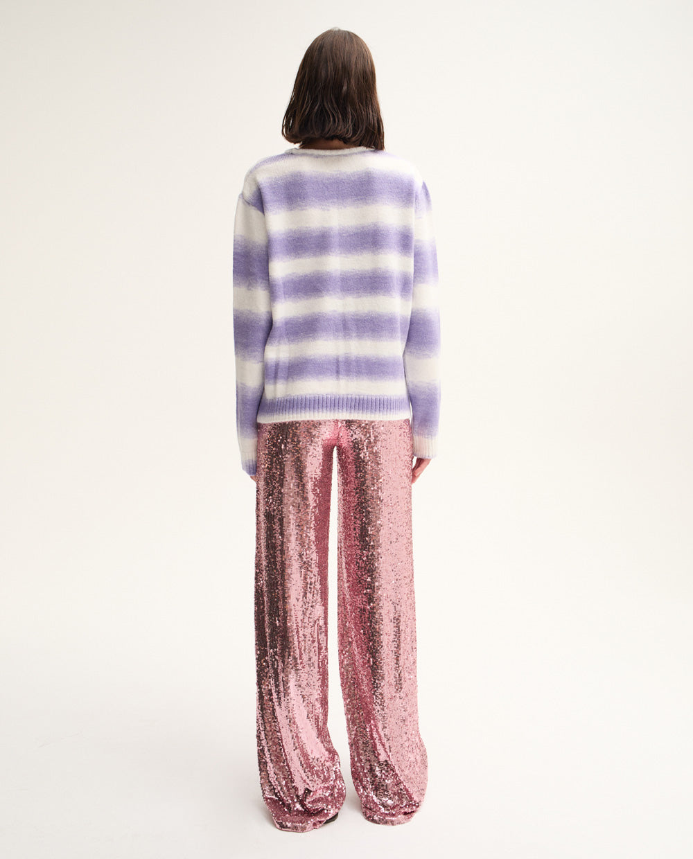 Purple Striped Jumper