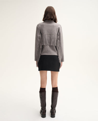 Fringed Grey Jacket