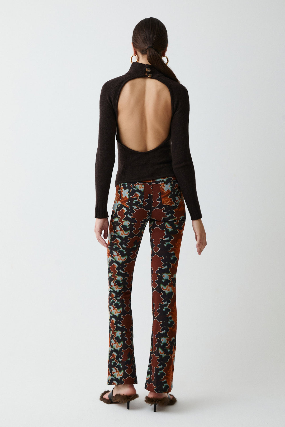 Wild Flora Flared Trousers
