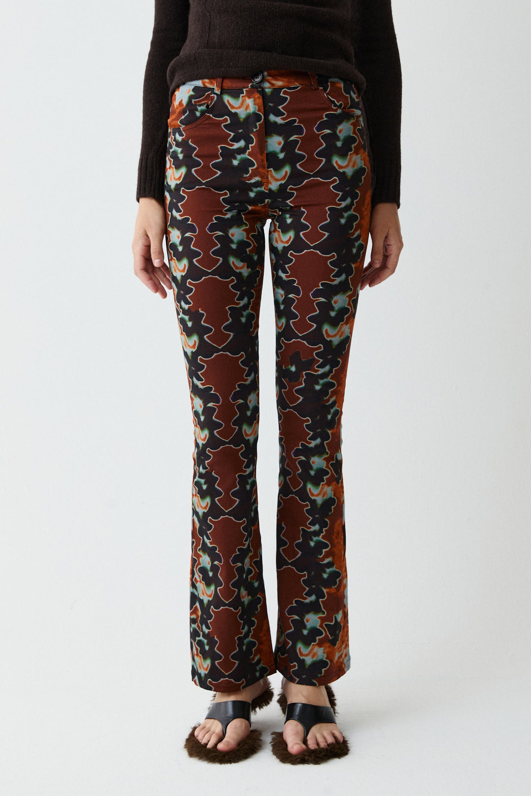 Wild Flora Flared Trousers
