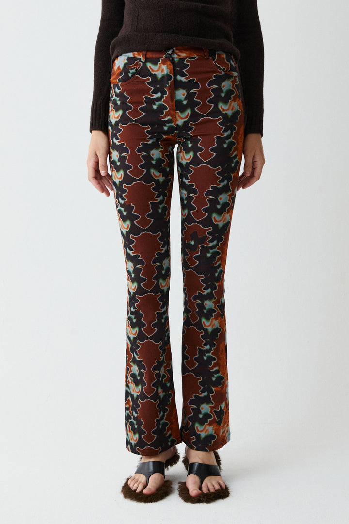 Wild Flora Flared Trousers
