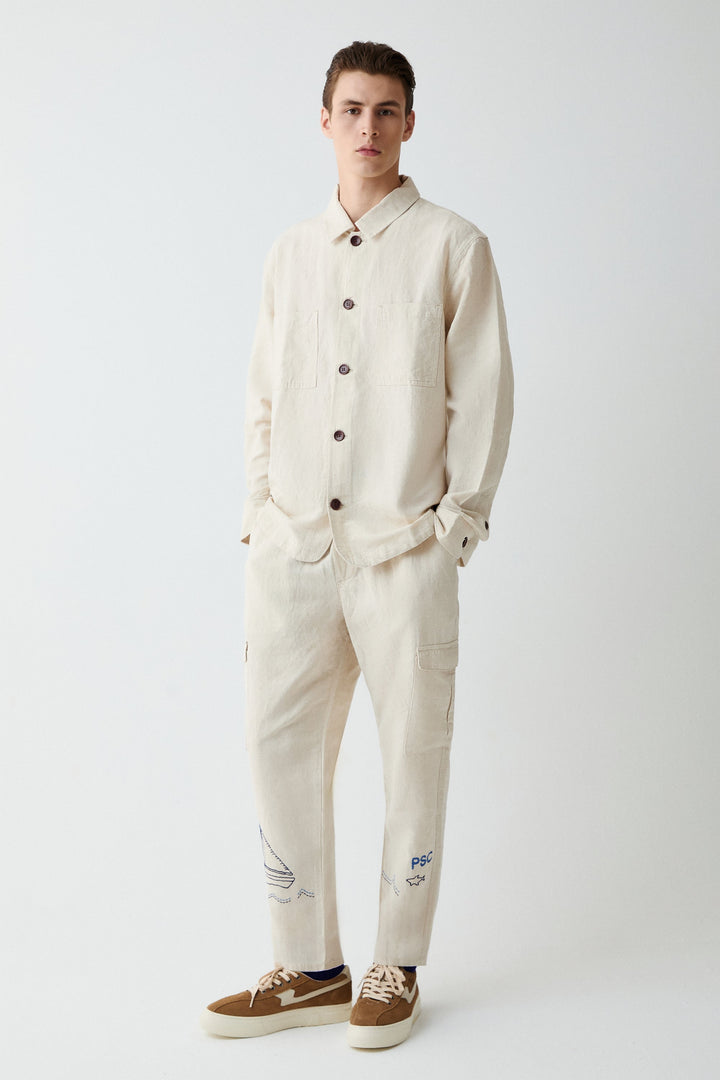 Linen Blend Trousers