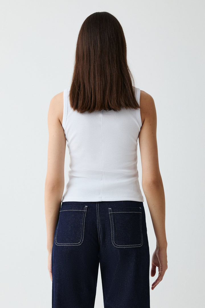 PSC Tank Top White