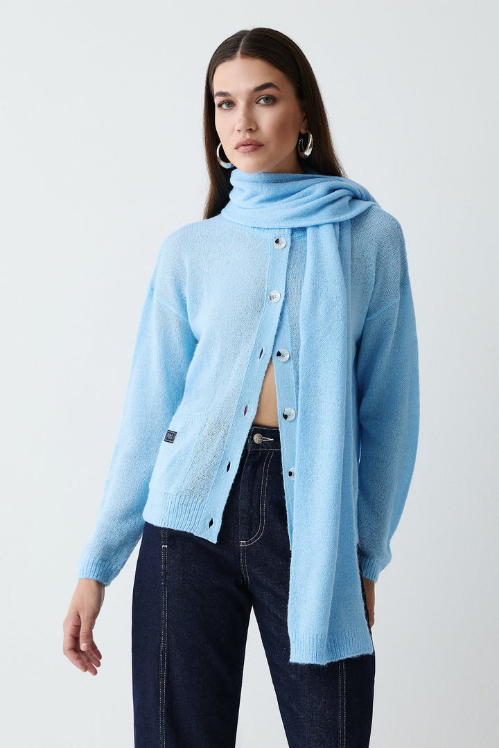 Elise Cardigan Blue