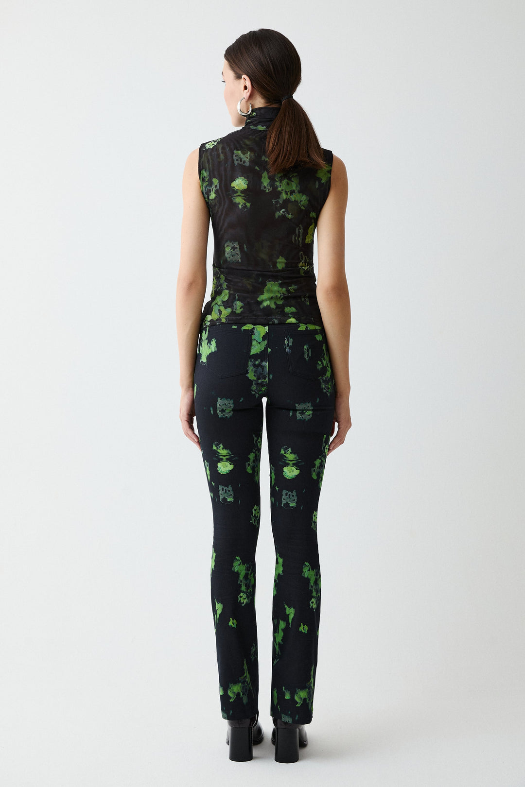 Sage Flared Trousers