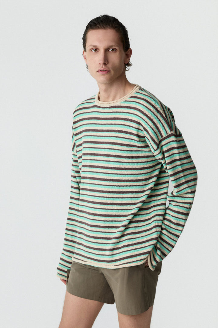 Striped Jumper Mint