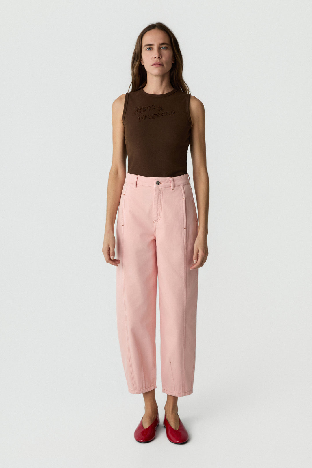 Barrel Jeans Pink