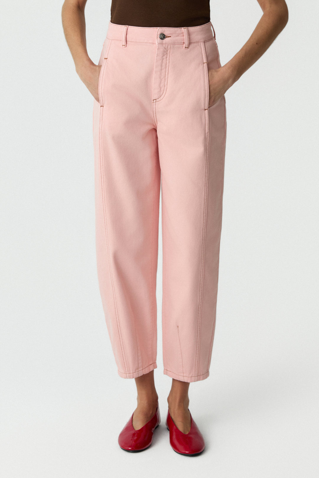 Barrel Jeans Pink
