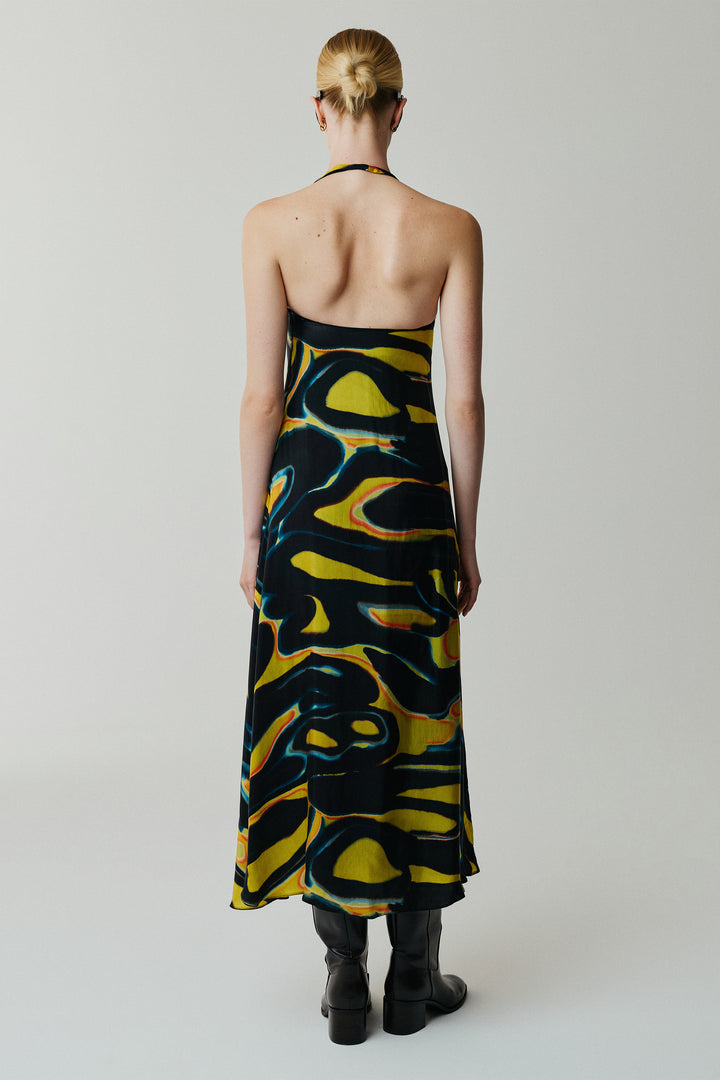 Lumen Halter Dress