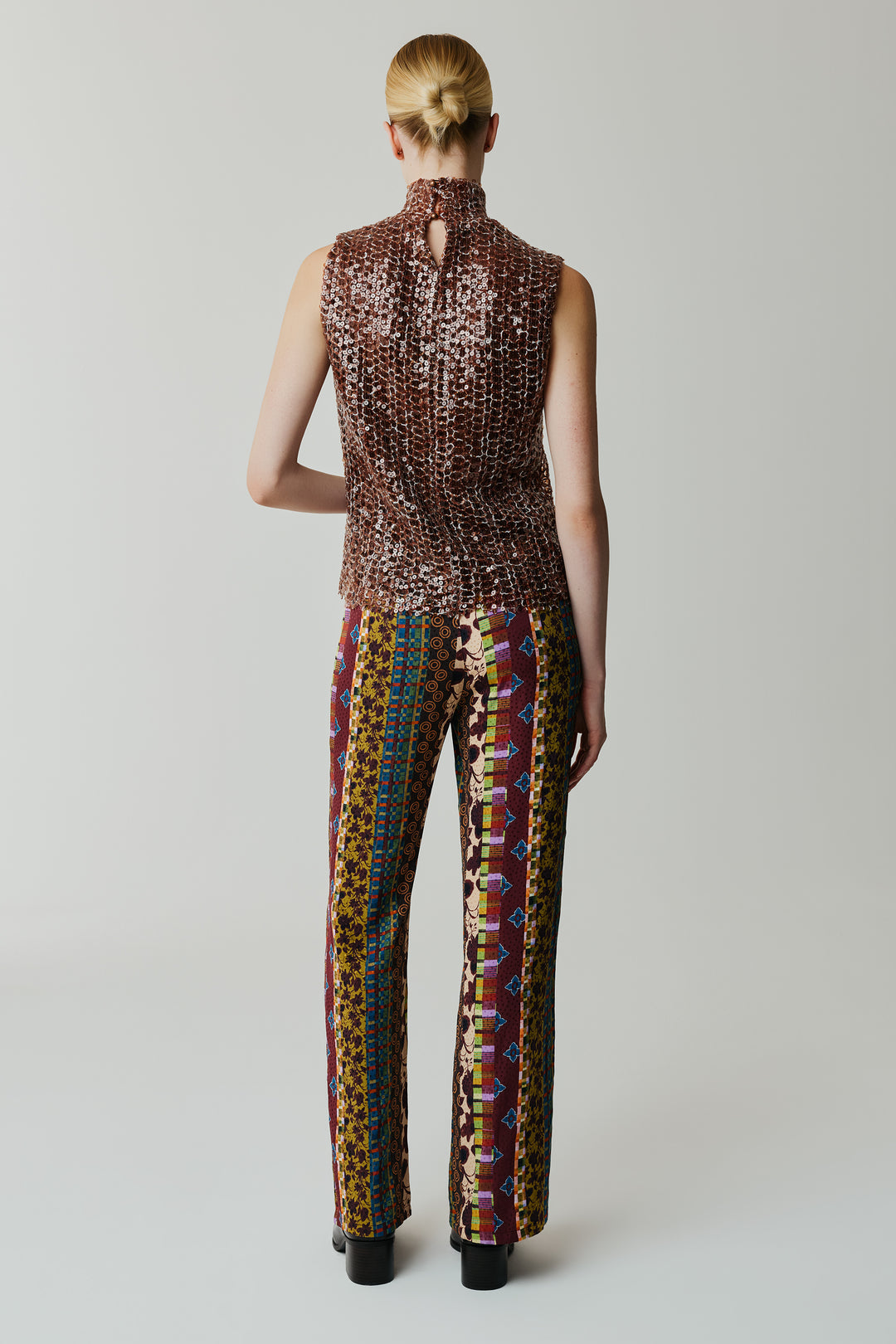Mix Print Trousers