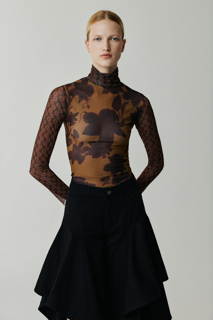 Moss Mesh Top