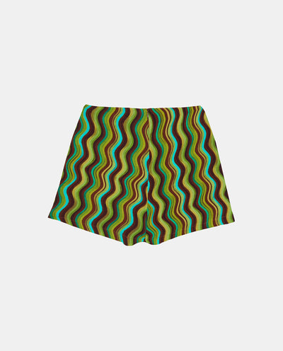 Wave Green Skort