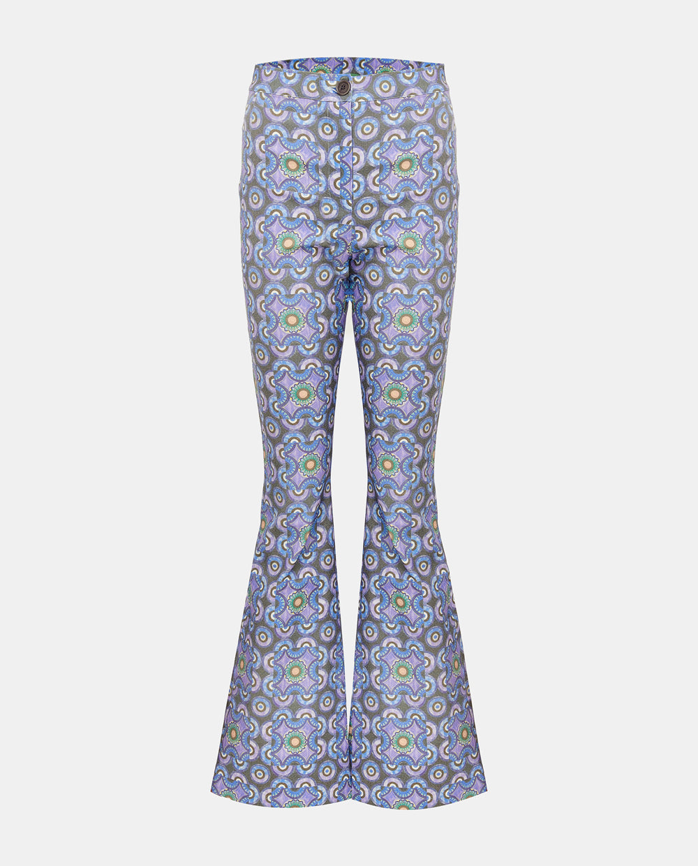 Printed Blue Trousers