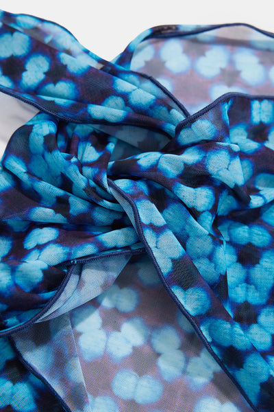Blue Tie Dye Cover Up