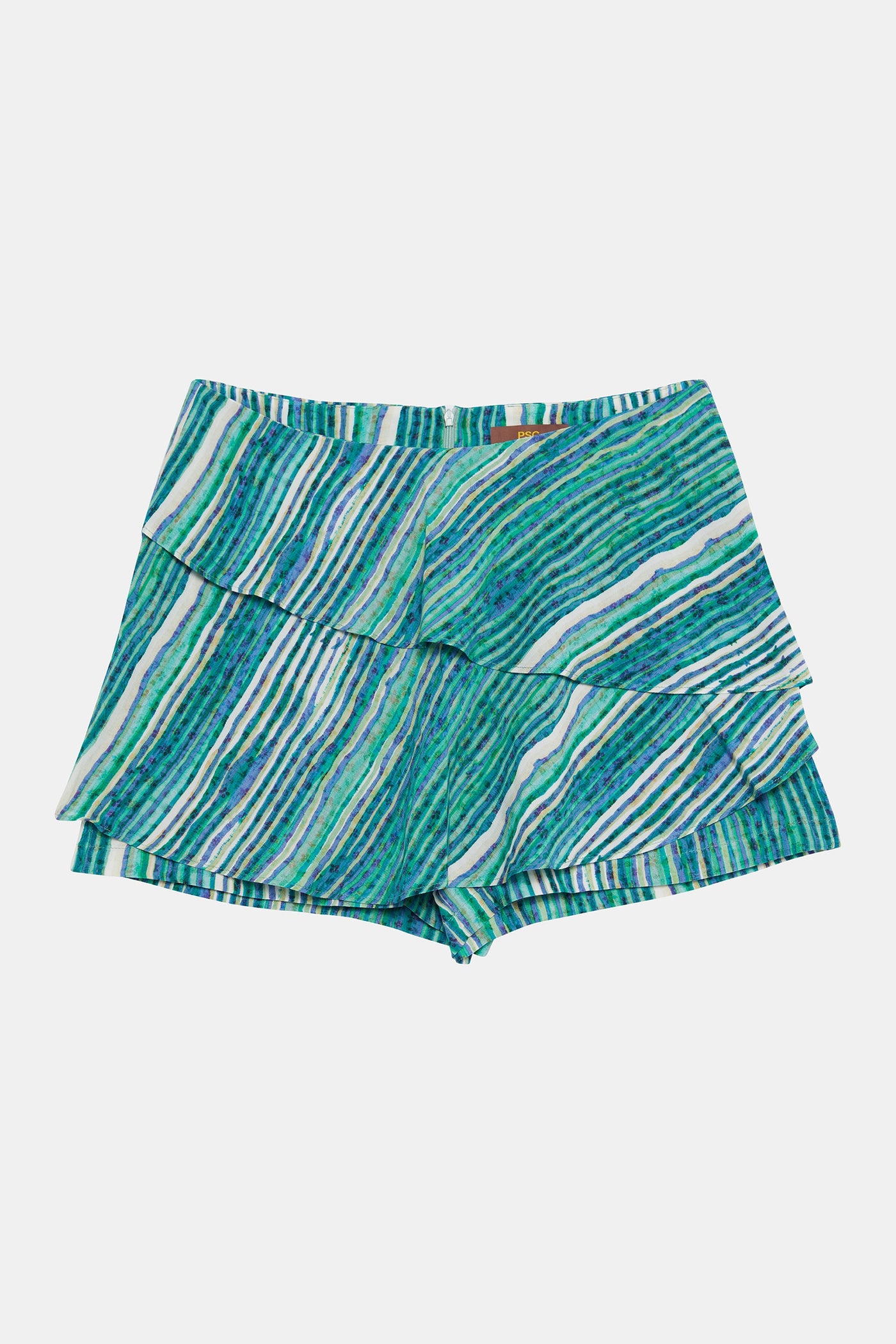 Blue Striped Skort