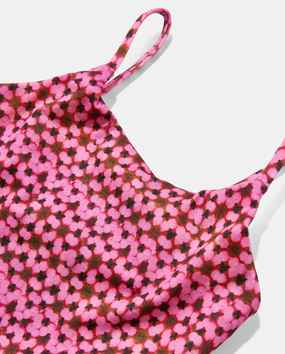 Pink Tie Dye Kids Swimsuit