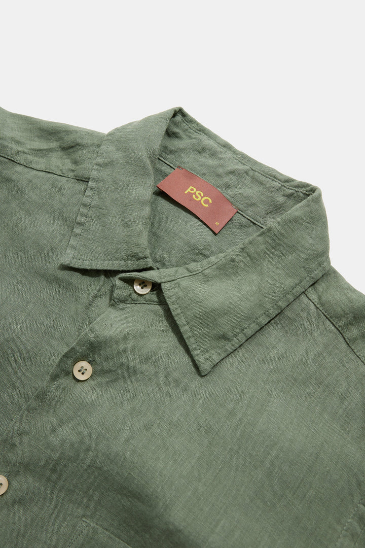 Sage Linen Shirt