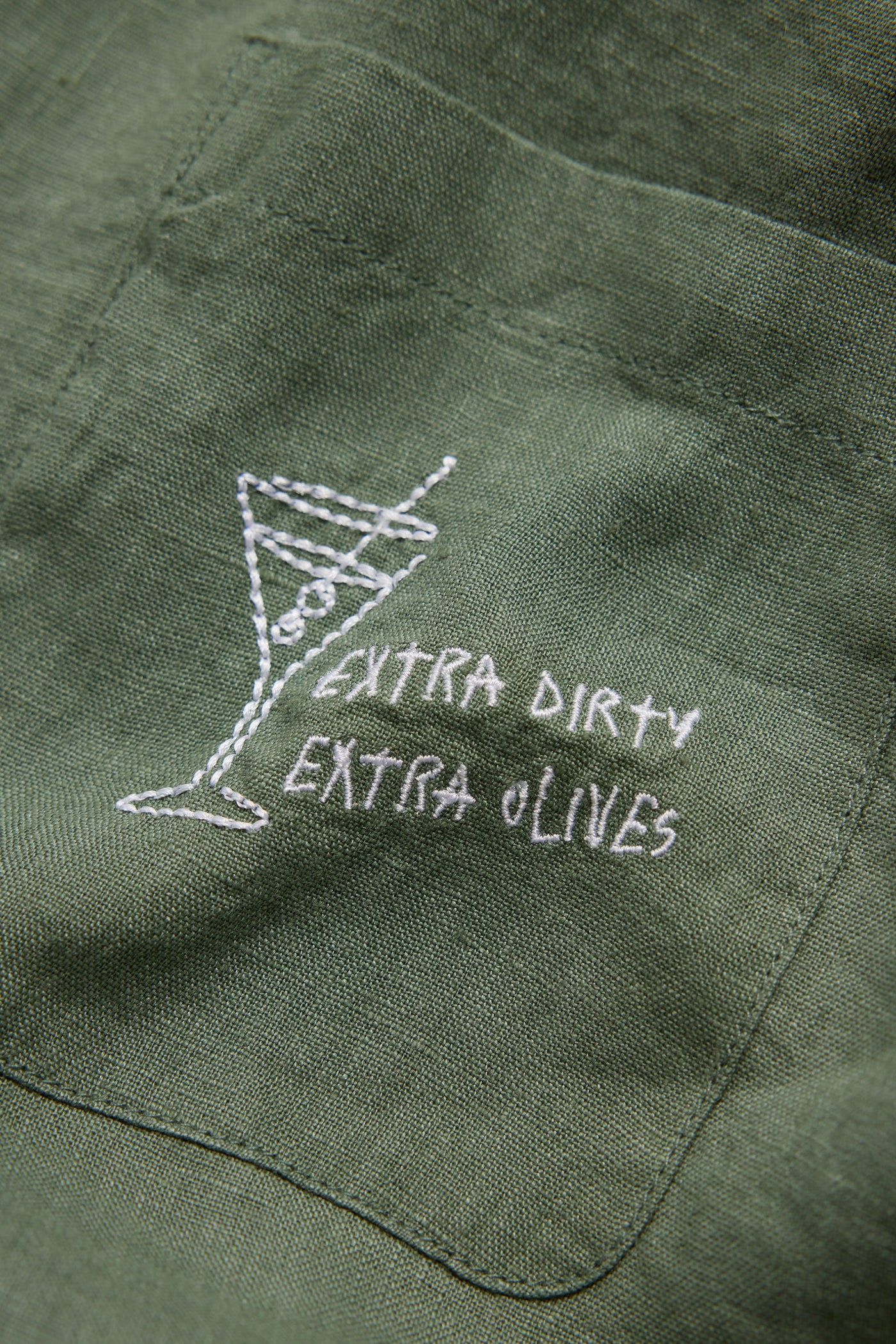 Sage Linen Men Shirt