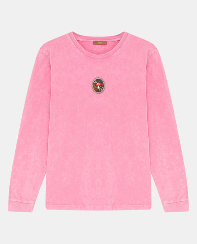 Pink Washed Long Sleeve