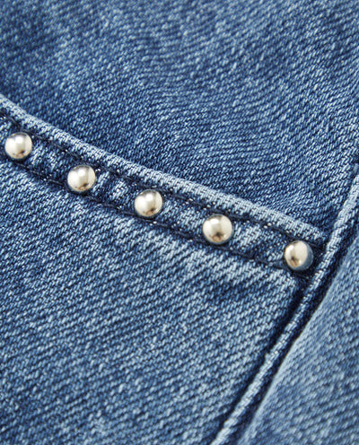 Studded Blue Jeans