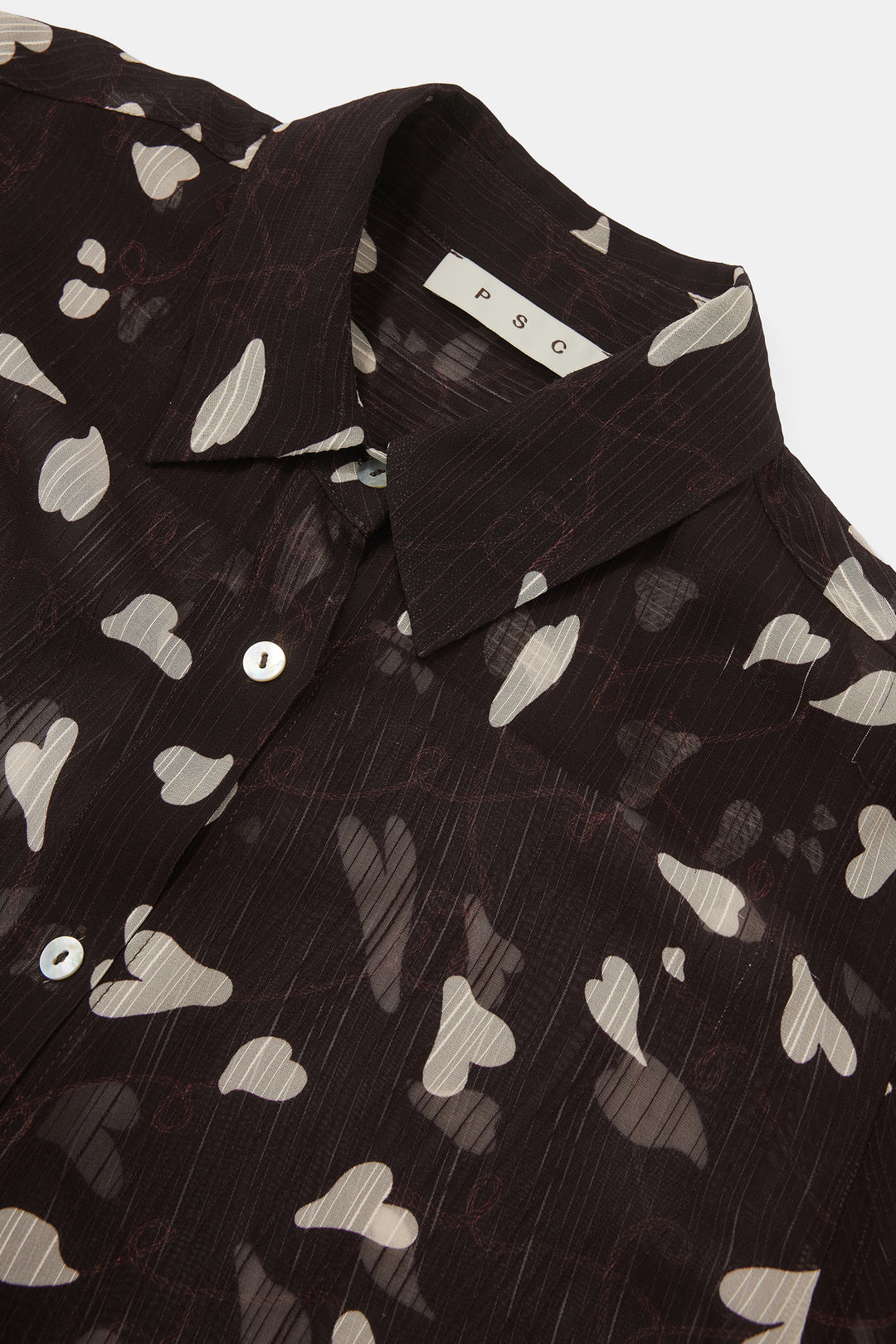 Hearts Shirt Brown