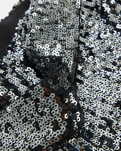 Grey Sequin Pants