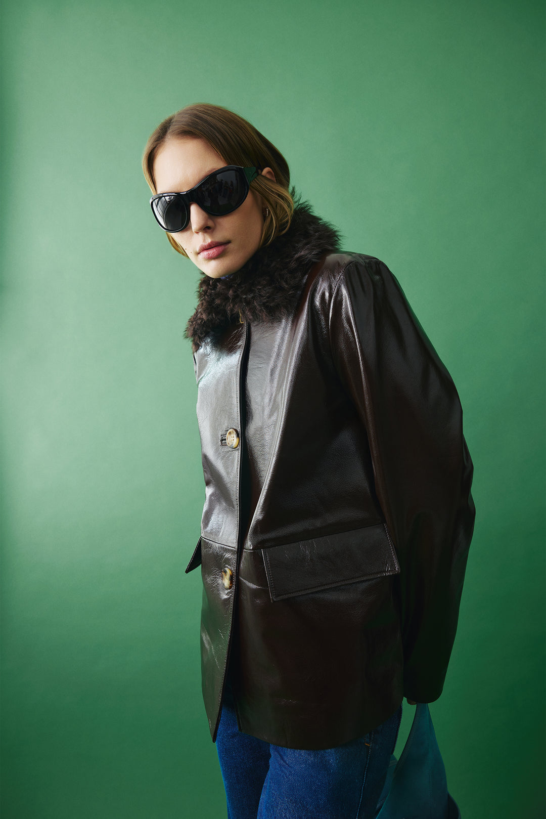 Bordeaux Leather Jacket