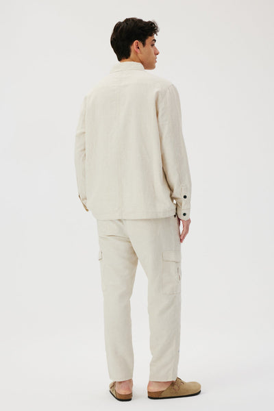 Linen Blend Overshirt