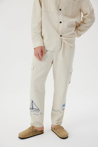 Linen Blend Trousers