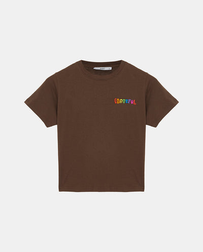 Brown Petite T-Shirt